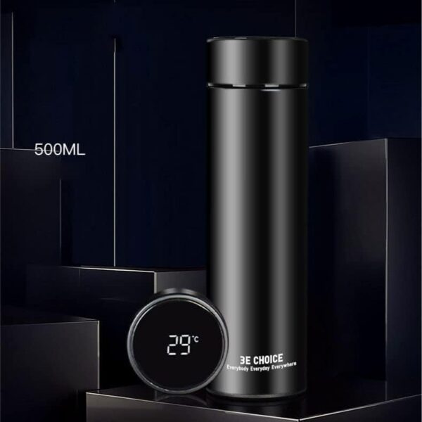 SMART Digital LED Thermal Flask with Temperature Indicator Stainless Steel Flask